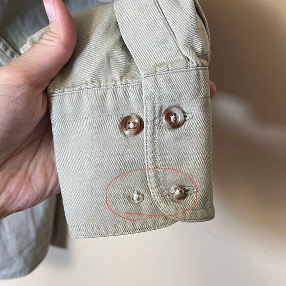 Abercrombie & Fitch Vintage Y2K Safari Field Utility Shirt - Men's Size XXL - Picture 6 of 12